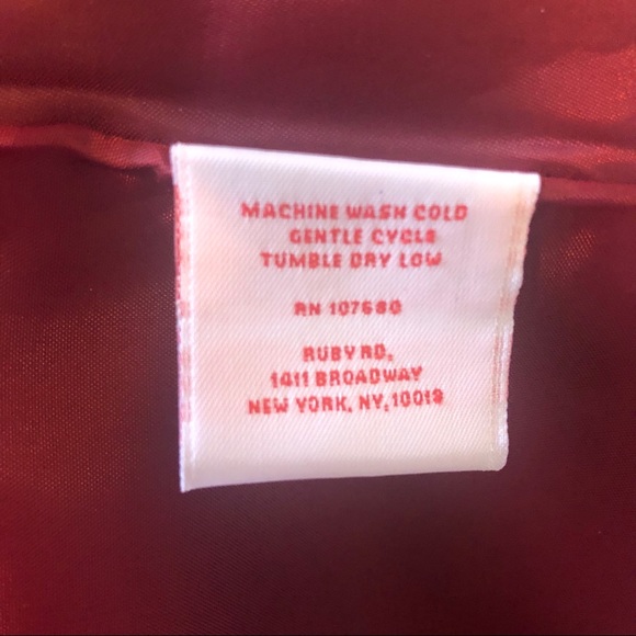 Ruby Rd Maroon Crocodile Print Faux Suede Jacket - Picture 5 of 5